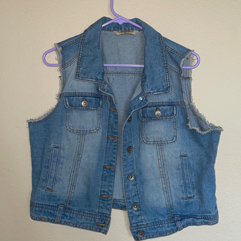 Denim vest